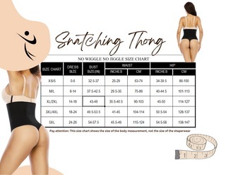 High Waisted Snatching Thong Shaper